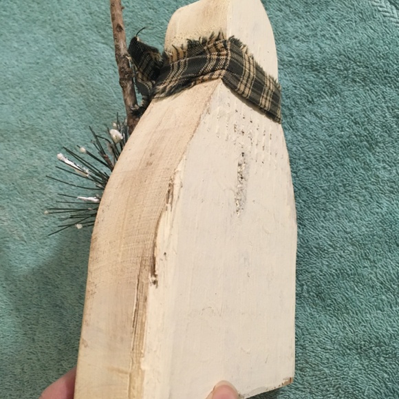 Handmade wooden Snowman - Picture 9 of 12